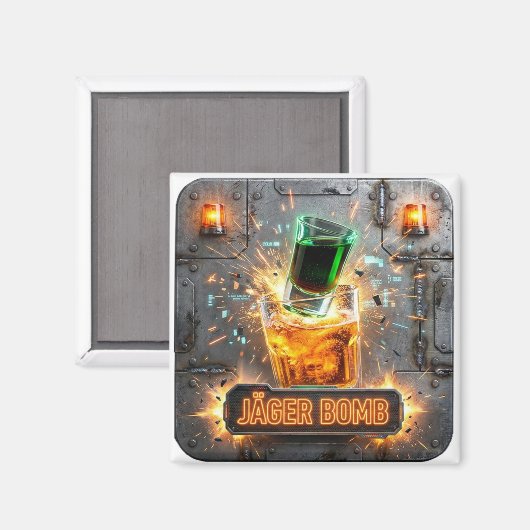 Jäger Bomb Energy Drop マグネット (正面/裏面)