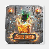 Jäger Bomb Energy Drop マグネット (正面)