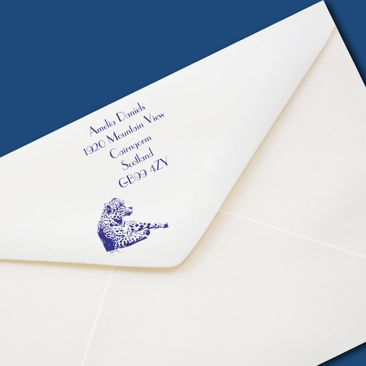 Jaguarホームパーソナライズされたアドレス セルフインキングスタンプ