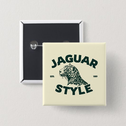 Jaguar Button 缶バッジ (正面&裏面)