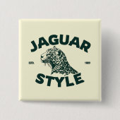 Jaguar Button 缶バッジ (正面)