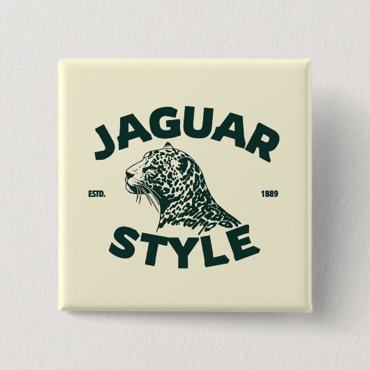 Jaguar Button 缶バッジ (正面)
