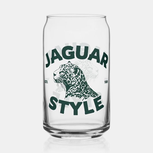 Jaguar Can Glass ガラス缶 (正面)