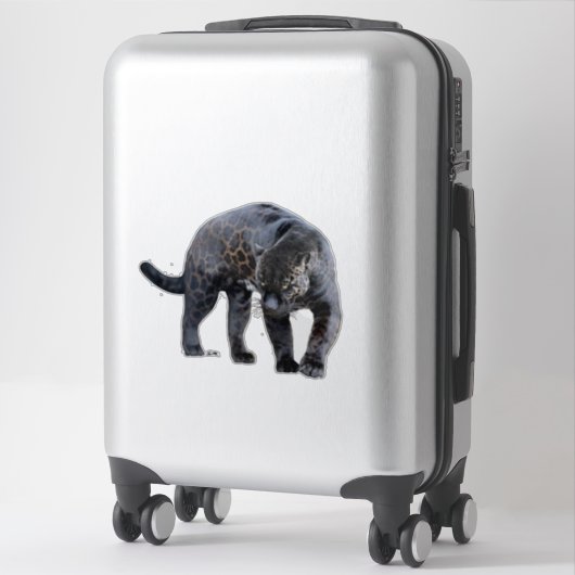 Jaguar Diablo contour sticker シール (スーツケース)