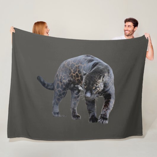 Jaguar Diablo gray fleece blanket フリースブランケット (インサイチュ)
