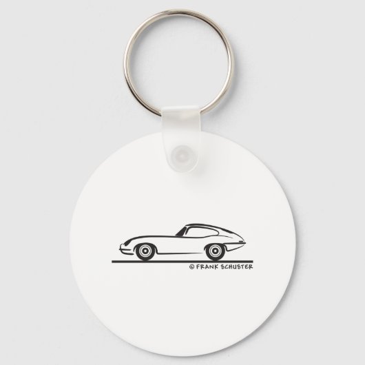 Jaguar E-Type Coupe キーホルダー (正面)