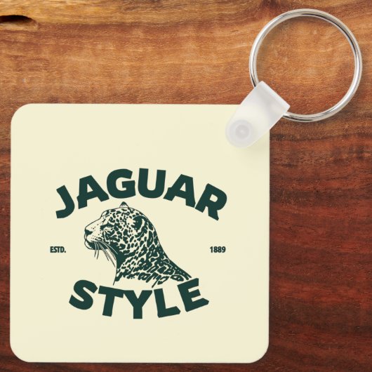 Jaguar Keychain キーホルダー (裏面)