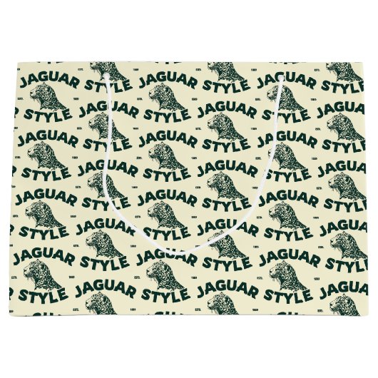Jaguar Large Gift Bag ラージペーパーバッグ (正面)