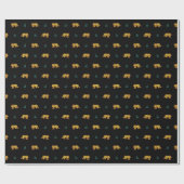 Jaguar pattern wrapping paper ラッピングペーパー (フラット)