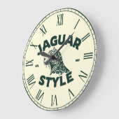 Jaguar Round Clock ラージ壁時計 (傾斜)