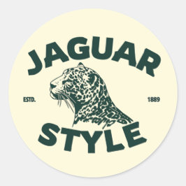 Jaguar Sticker ラウンドシール