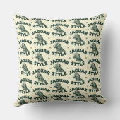 Jaguar Throw Pillow クッション (裏面)
