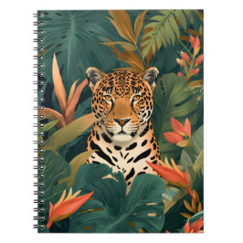 Jaguar Tropical Botanical Notebook ノートブック