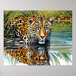 Jaguar Unframed PosterまたはInstant Download ポスター