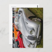 Jaguar XK120 convertible sports car ポストカード (正面/裏面)