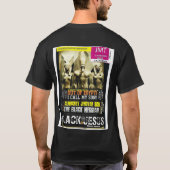 JAHを永遠に愛するベーシックなダークTシャツ Tシャツ (裏面)