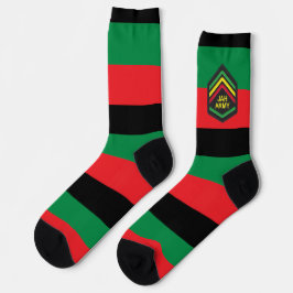 Jah Army UNIA Africa Black Power Socks ソックス