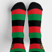 Jah Army UNIA Africa Black Power Socks ソックス (上部)