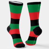 Jah Army UNIA Africa Black Power Socks ソックス (傾斜あり)