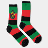 Jah Army UNIA Africa Black Power Socks ソックス (右)