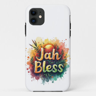 Jah Bless Reggae Watercolor iPhone 11 Case ケース