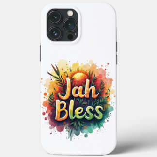 Jah Bless Reggae Watercolor iPhone 13 Pro Max Case Maxケース