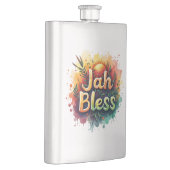 Jah Bless Reggae Watercolor Stainless Steel Flask フラスク (右)