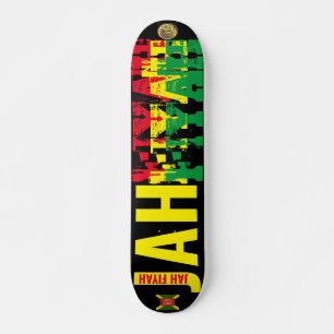 JAH FIYAH JMT 7 3/4"スケートボードデッキ スケートボード