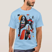 Jah Live Rasta Art Tシャツ (正面)