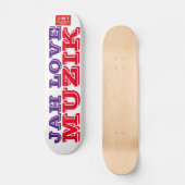 JAH LOVE MUZIKスケートボード スケートボード (正面)