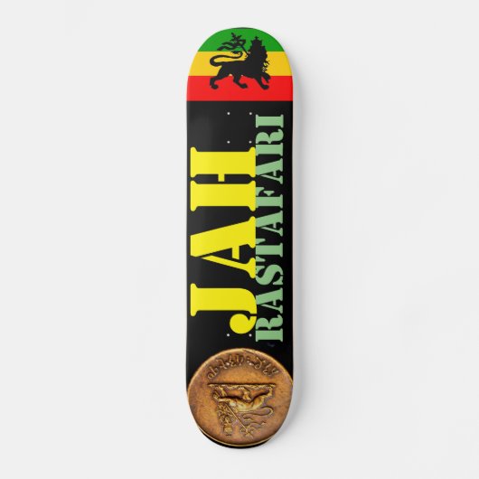 JAH RASTAFARI スケートボード (正面)