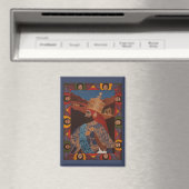 Jah Rastafari Haile Selassie HIM Rasta Roots  マグネット (インサイチュ (食洗機))