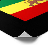 Jah Rastafari, Haile Selassie I Canvas Print 3 ft ポスター (角)