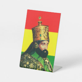 Jah Rastafari Haile Selassie Rasta Livity Roots 台座サイン