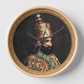 Jah Rastafari Haile Selassie Rasta Reggae Roots 壁時計 (正面)