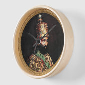 Jah Rastafari Haile Selassie Rasta Reggae Roots 壁時計 (傾斜)