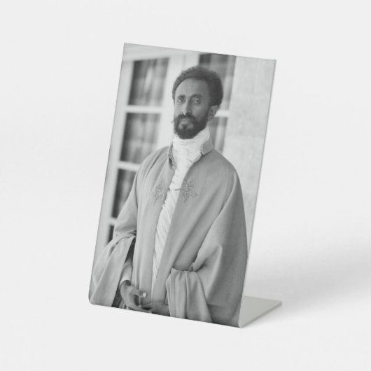 Jah Rastafari Haile Selassie Rasta Roots 台座サイン (正面)