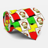 Jah Rastafari Haile Selassie Warrior Emperor  ネクタイ (ロール)
