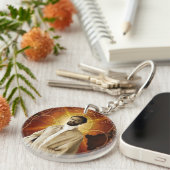 Jah Rastafari Rasta Livity INI One Love Roots  キーホルダー (正面右)