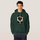  Jah Rastafari Rasta Reggae Haile Selassie Hoodie パーカ (正面フル)