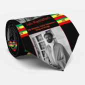Jah Rastafari Selassie Iのラスタのワイシャツ ネクタイ (ロール)