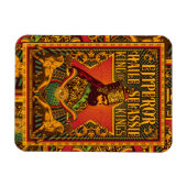 Jah Rastafari Selassie Rasta Reggae Afrika Roots マグネット (横)