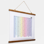 Jahreskalender 2026 吊り下げ型タペストリー (傾斜あり)