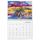 Jahreskalender 2027 "Abstrakt" カレンダー (1月 2027)