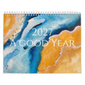Jahreskalender 2027 "Abstrakt" カレンダー (カバー)