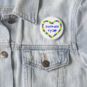 J'ai国連frèreのautisteとjeのl'aime 缶バッジ (インサイチュ)