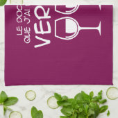 J'ai besoin de verres キッチンタオル (折り畳み)