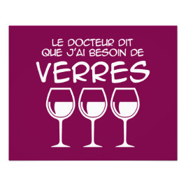 J'ai besoin de verres フォトプリント           