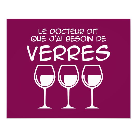 J'ai besoin de verres フォトプリント            (正面)