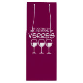 J'ai besoin de verres ワインギフトバッグ (正面)